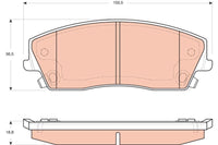 TRW Front Brake Pads DB2109T