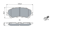 Bosch Front Brake Pads BP1737