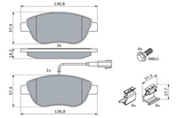 Bosch Front Brake Pads BP338