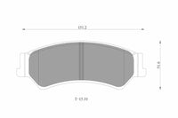 Bosch Rear Brake Pads DB1675BL