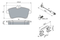 Bosch Front Brake Pads BP995