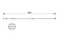 Bosch Front Brake Pad Wear Sensor AP839