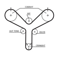 Gates Timing Belt T298