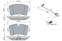 Bosch Rear Brake Pads BP1409
