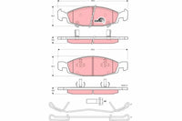 TRW Front Brake Pads DB1715T