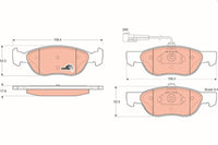 TRW Brake Pads GDB1290
