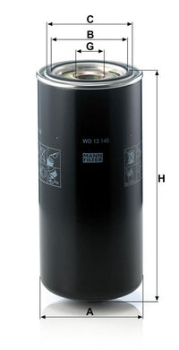 Mann-filter Oil Filter WD13145---Tractor