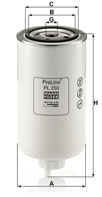 Mann-filter Fuel filter PL250