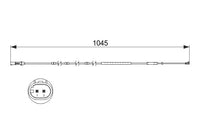 Bosch Rear Brake Pad Wear Sensor AP347