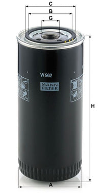 Mann-filter Oil Filter W962---Tractor