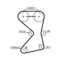 Gates Timing Belt T165
