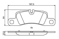 Bosch Brake Pads BP2043