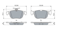 Bosch Rear Brake Pads 0986460083 BP2793