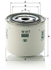 Mann-filter Oil Filter W917