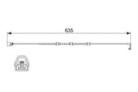 Bosch Rear Brake Pad Wear Sensor AP615