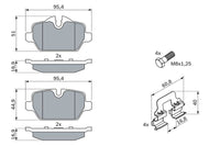Bosch Rear Brake Pads BP1181