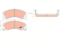 TRW Front Brake Pads GDB1126UT