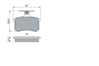 Bosch Rear Brake Pads BP783