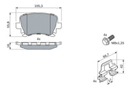 Bosch Rear Brake Pads BP937