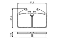 Bosch Rear Brake Pads BP1179