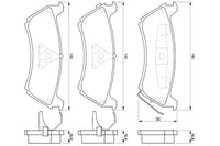 Bosch Rear Brake Pads BP364