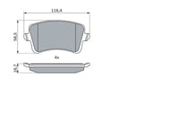 Bosch Rear Brake Pads BP1126