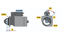 Bosch Starter Motor 1986S00705