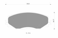 Bosch Brake Pads - D1211