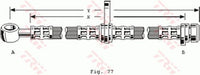 TRW Front Brake Hose PHD152