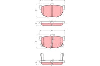 TRW Brake Pads GDB3368DT