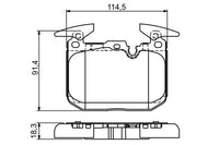 Bosch Front Brake Pads BP1798