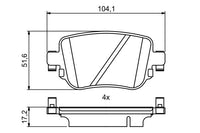 Bosch Rear Brake Pads BP1971