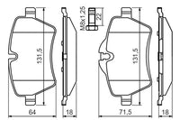 Bosch Front Brake Pads BP1410