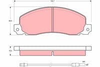 TRW Front,Rear Brake Pads GDB344---NO KTYPES