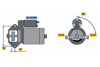 Bosch Starter Motor 0986021810