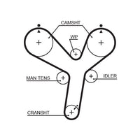 Gates Timing Belt T287