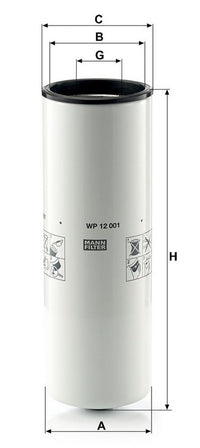 Mann-filter Oil Filter WP12001---Tractor