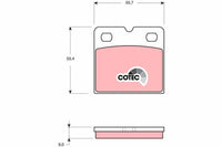 TRW Rear Brake Pads GDB1641