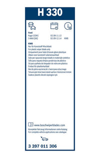 Bosch Rear Wiper Blade 330mm H330