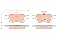 TRW Front,Rear Brake Pads GDB1938---NO KTYPES