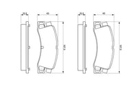 Bosch Rear Brake Pads BP194