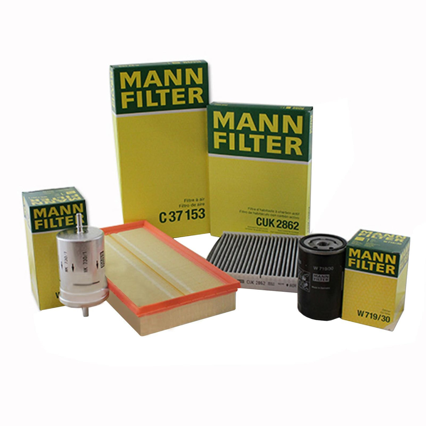 MANN-FILTER Air Oil Cabin Fuel Filters RAPKIT007