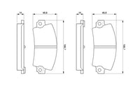Bosch Rear Brake Pads BP638