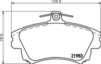 Bosch Front Brake Pads DB1381BL