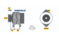 Bosch Alternator 0124120001---TRUCK