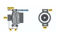 Bosch Alternator 0124515114