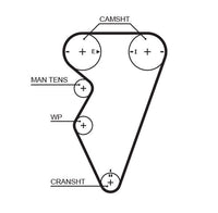 Gates Timing Belt T1050