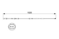 Bosch Front Brake Pad Wear Sensor AP838