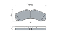 Bosch Front Brake Pads BP972