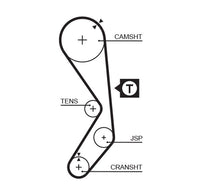 Gates Timing Belt T918